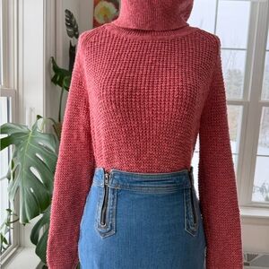 L.L. Bean Rose Turtleneck Sweater